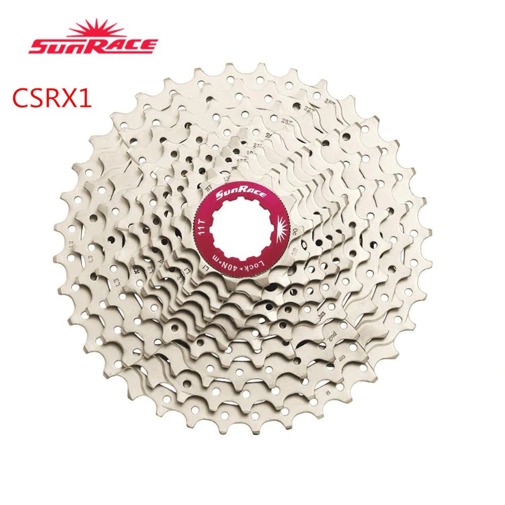 IMPORT Sunrace CSRX1 11speed Cassette Metallic Silver 11-28t 11-32t for road bike