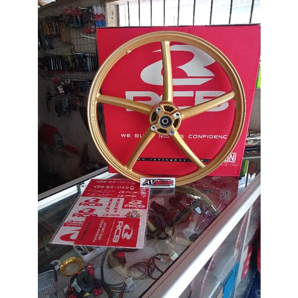 Velek velg depan RCB  Original palang 5 uk 120 pnp jupiter z cb gl. kp tiger