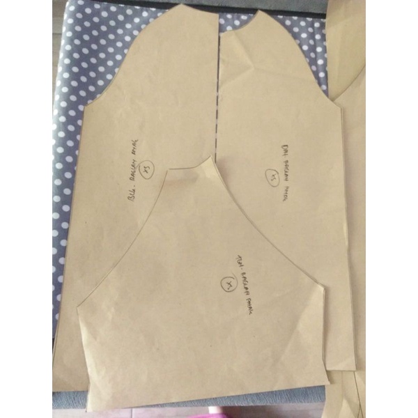 POLA KAOS RAGLAN ANAK- PATRUN KAOS SIZE LENGKAP