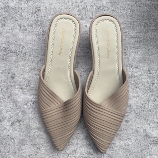 Sandal Wedges Pleats BSV