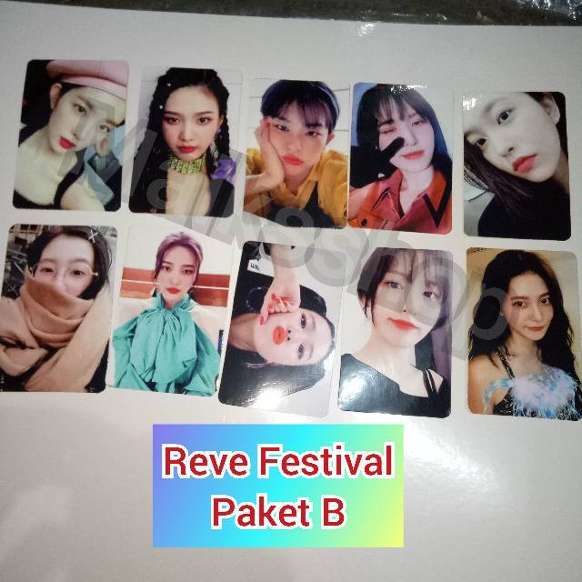 Red Velvet Reve Festival Photocard Kpoo