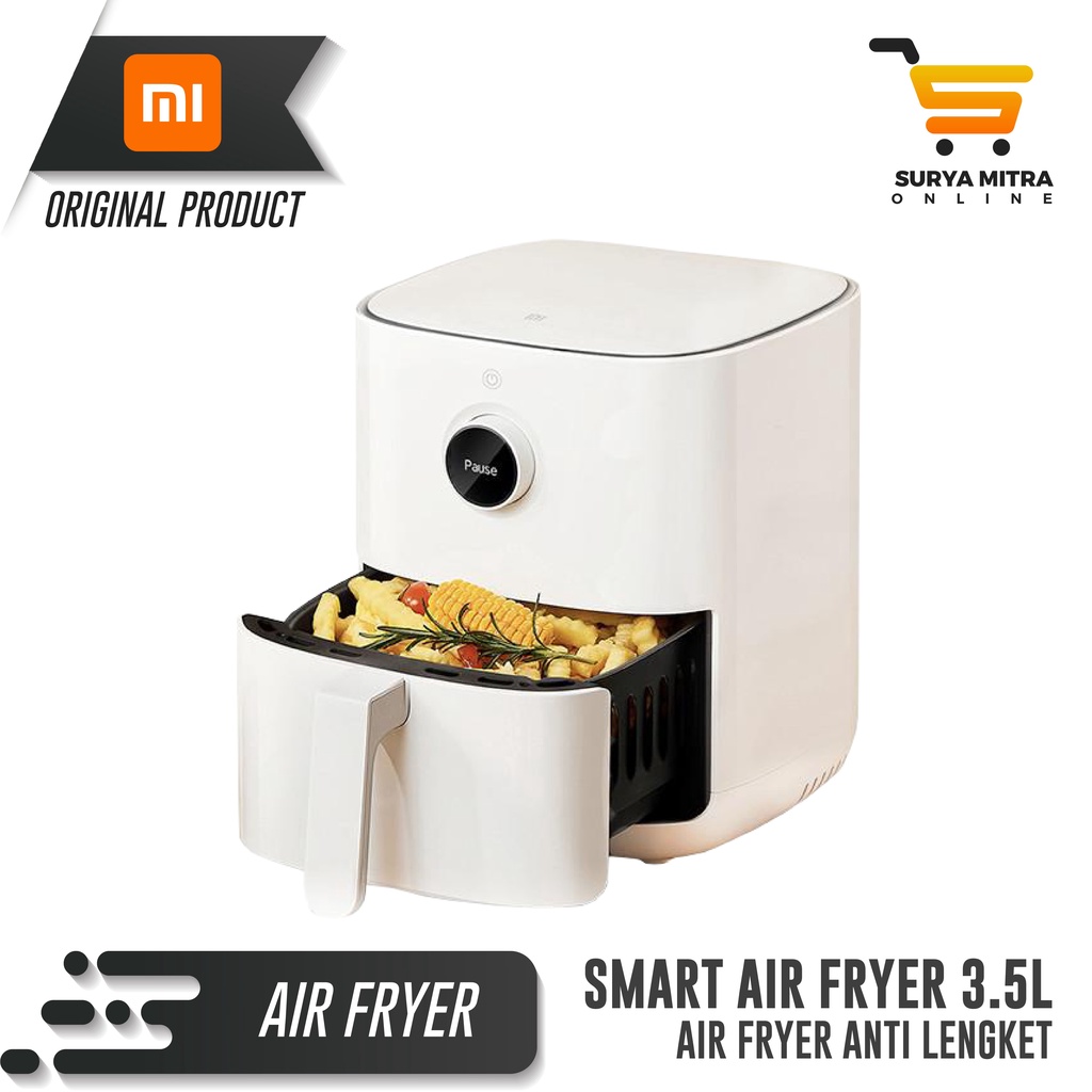 Xiaomi Mi Smart Air Fryer 3.5L Sentuh OLED Lapisan Ganda Anti-lengket