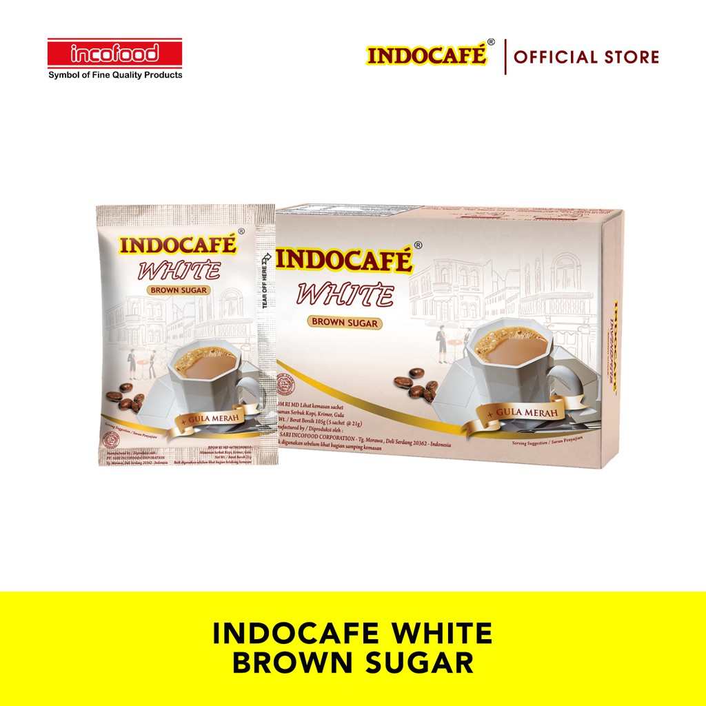 Indocafe White Brown Sugar (5 sachet)