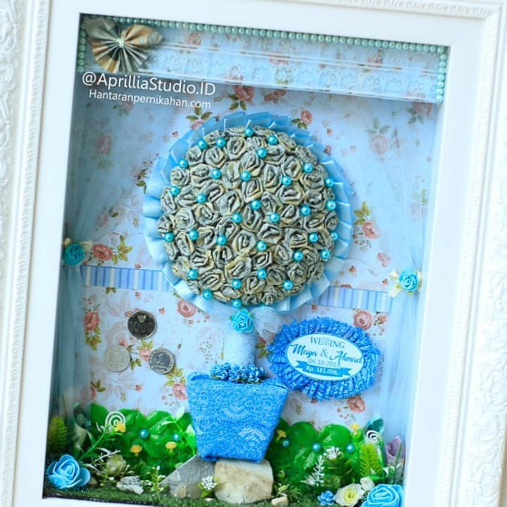 MAHAR PERNIKAHAN BINGKAI FLOWER BALL 2 (M-FB2)