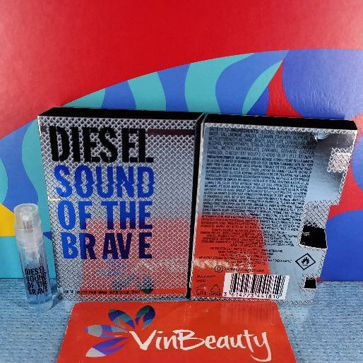 Vial Parfum OriginaL Die sel Sound of The Brave EDT 1.2 ml For Men Murah