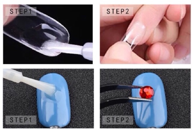 Nail Glue MXBON ORI lem kuku palsu nail art