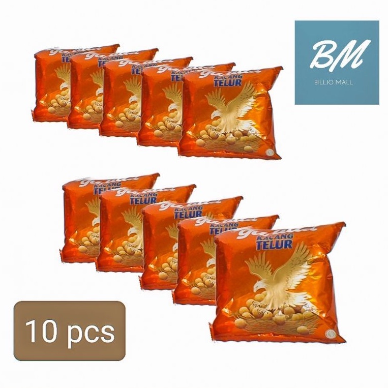 

Garuda Kacang Telur Renceng isi 10 Pcs / Kacang Telur Garuda 10 Bungkus 20 gr TGFD1