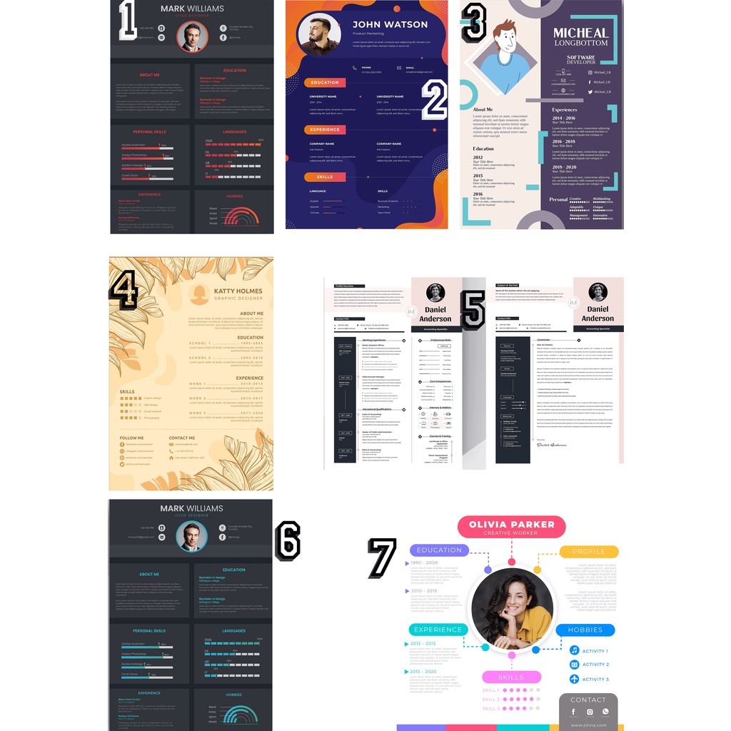 

Design dan Template CV (Curiculume Vitae) Professional dan Menarik