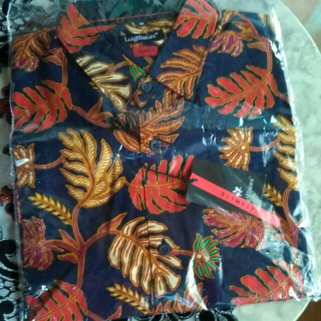 Odza Kemeja Pria Batik Solo Baju Pria Lengan Panjang Batik Modern Model Slimfit