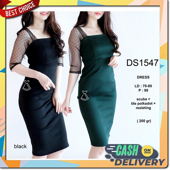 Dress Remaja Kekinian / Dress Natal / Dress Wanita Terbaru Dress Ondel Ds1547 - Dress Pesta Tile Pol