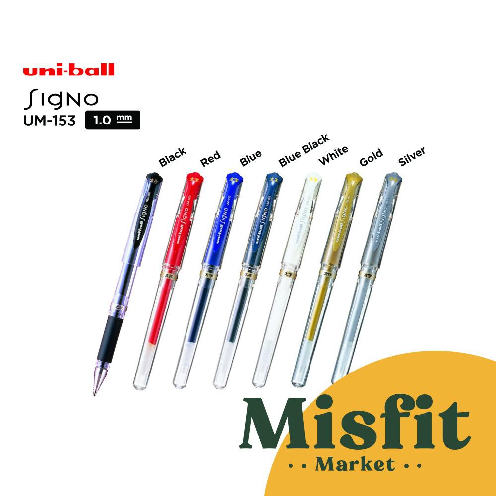 

UNI BALL Signo Broad UM-153 Gel Pen Uniball White Tinta Putih