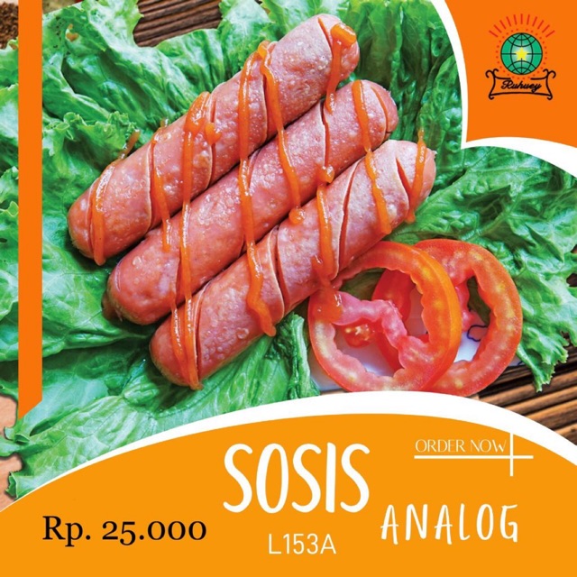 

VEGETARIAN SAUSAGE (SOSIS VEGETARIAN) 200gr