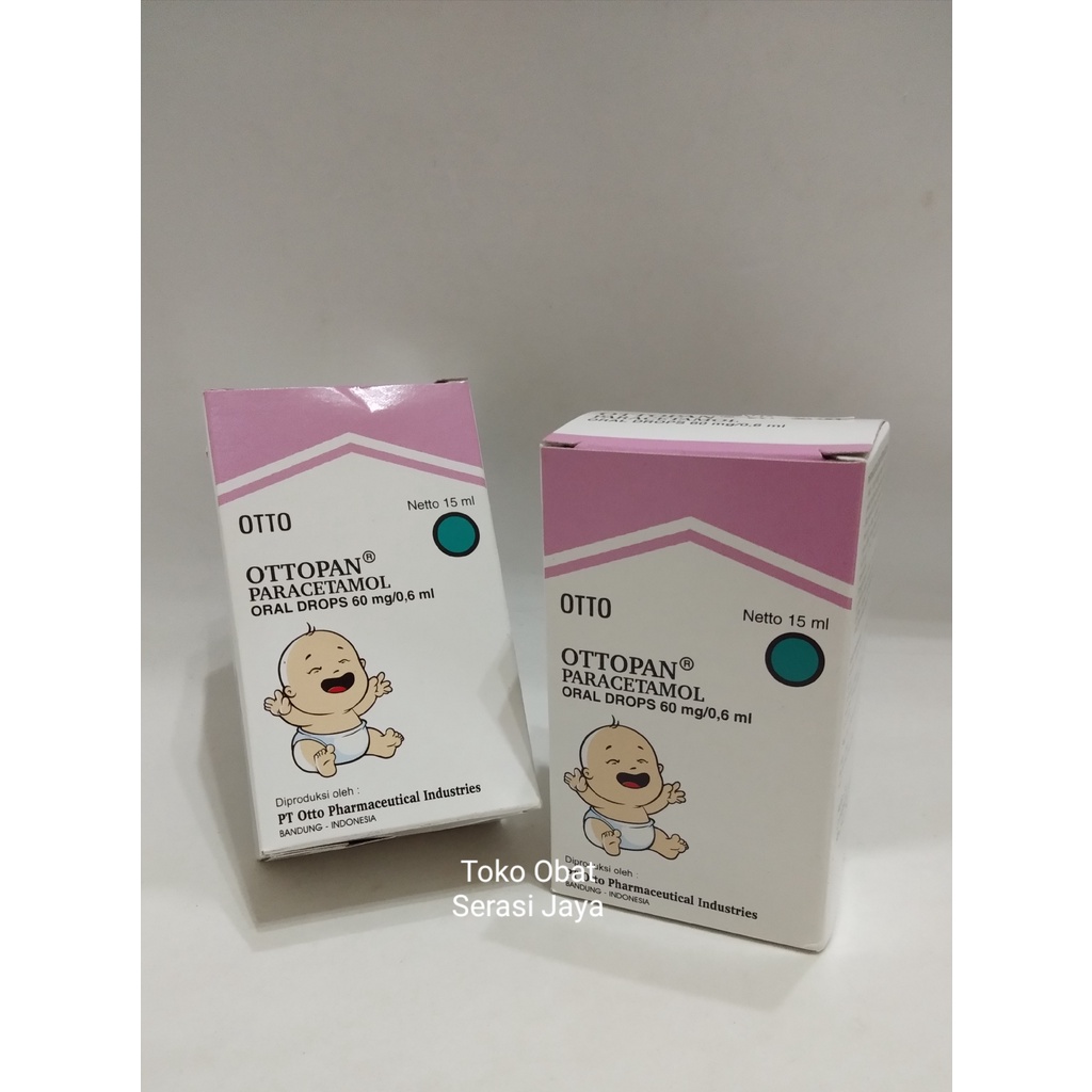 Ottopan Paracetamol Oral Drop 0,6ml Pereda Panas Demam Anak