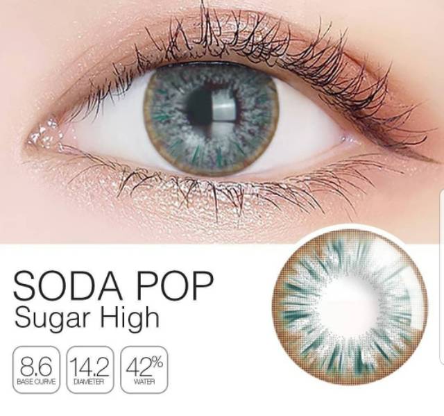 NEW !!  Soda Pop Softlens By Exoticon Free Lencase Bursaaoftlen