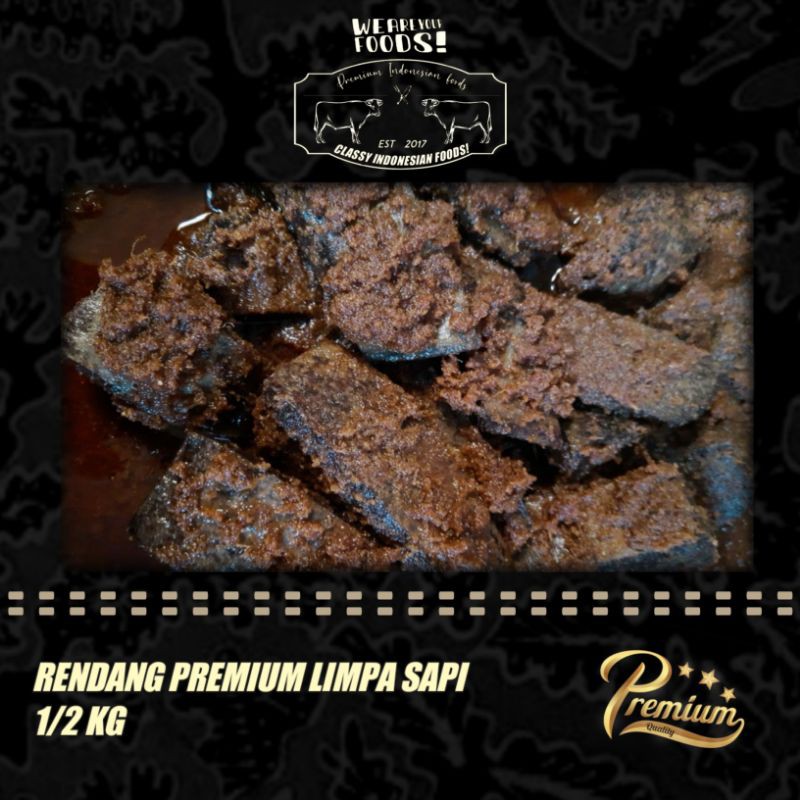 

RENDANG PREMIUM LIMPA SAPI 500gr