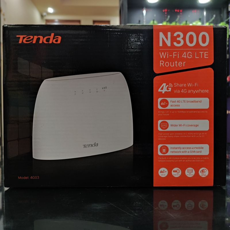 Tenda 4G03 Wifi 4G LTE Router