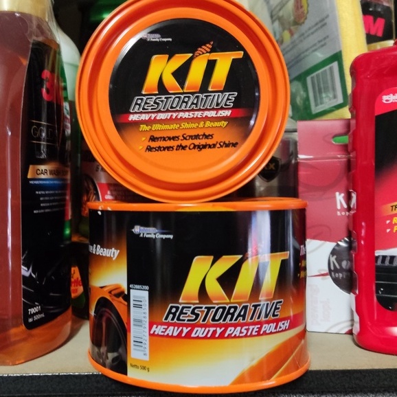 KIT RESTORATIVE PASTE POLISH 500 gr kumpon hapus baret cat kusam mobil