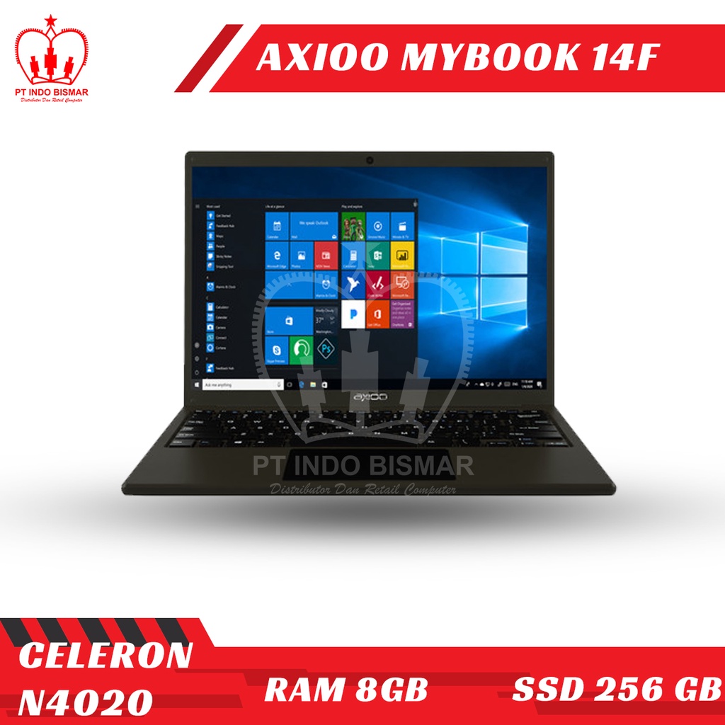 AXIOO MYBOOK 14F N4020 RAM 8GB SSD 256GB
