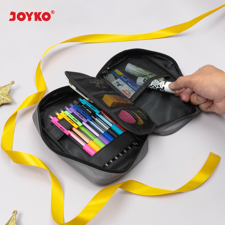 Pencil Case Kotak Tempat Pensil Kain Joyko PC-5008