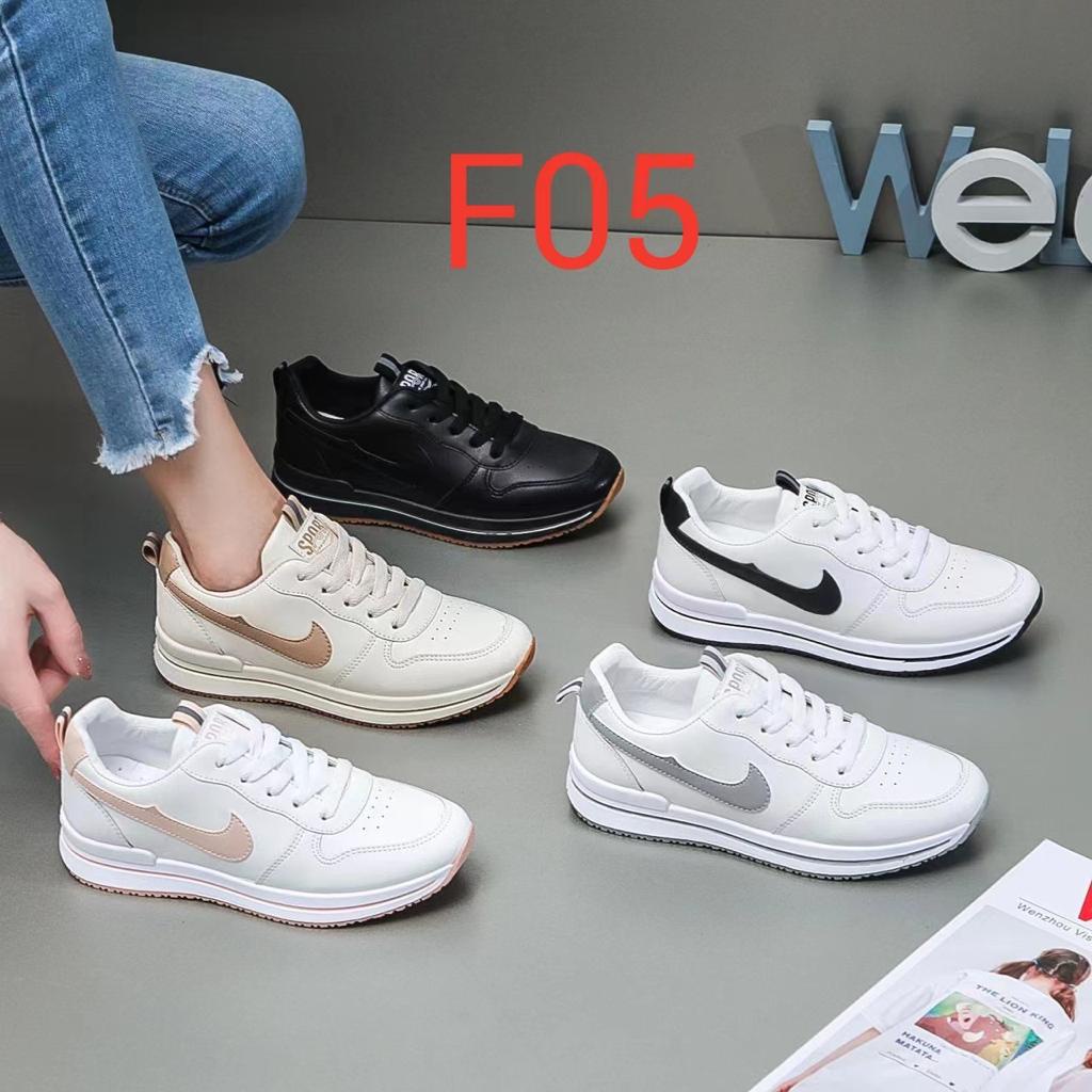 Sepatu Putih Wanita F05 / 911 Sepatu sneakers cewek terbaru antislip SPTSW