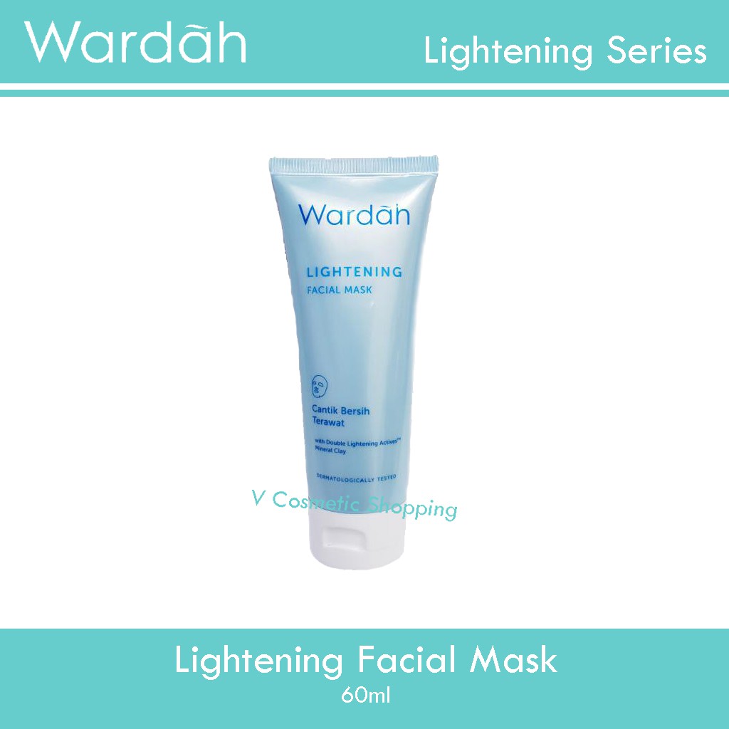 Wardah Lightening Facial Blue Clay Mask