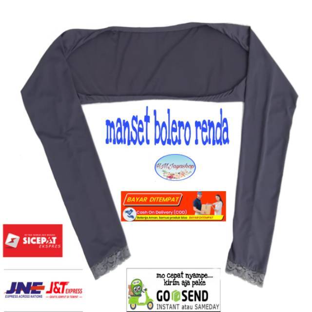 Manset Bolero Renda Manset Sambung Renda