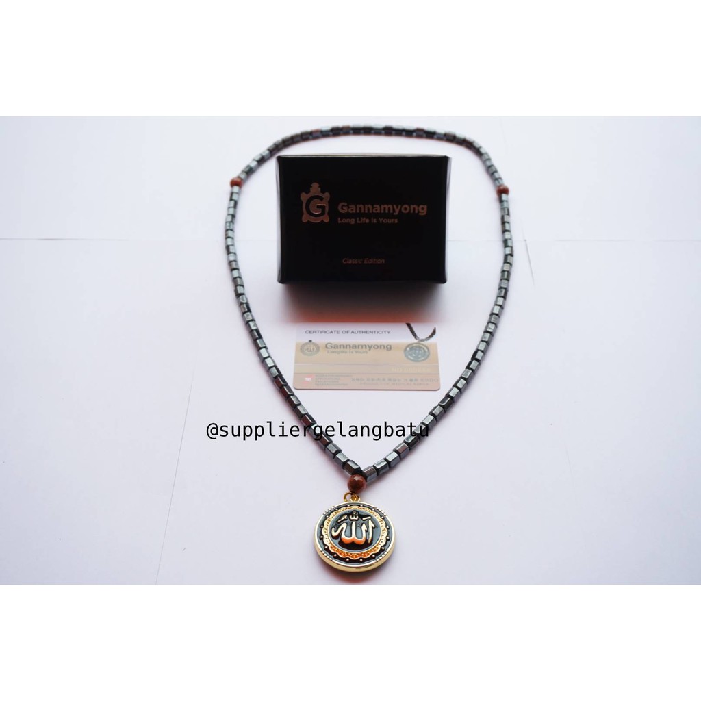 PROMO GANNAMYONG TASBIH SEHAT LAFAZ ALLAH GOLD 99 BUTIR akik emas