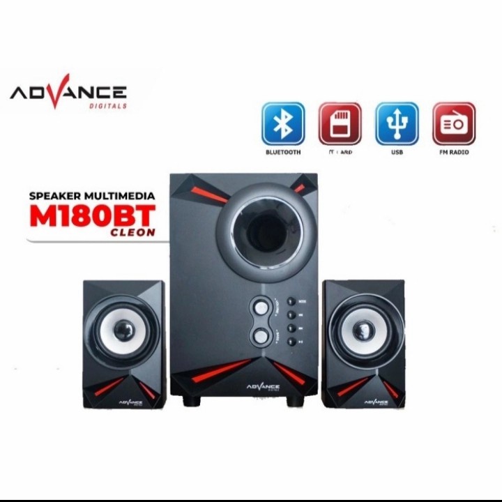 Spiker / Speaker Multimedia Bluetooth ADVANCE M 180BT M180BT Extra Power Harga MAntap