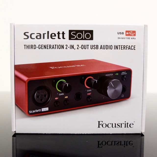 Focusrite scarlett solo 3rd драйвера