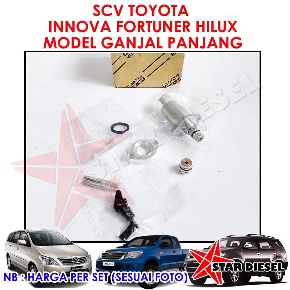 SENSOR SCV PUMP SET TOYOTA SCV TOYOTA INNOVA FORTUNER HILUX MODEL GANJAL PANJANG