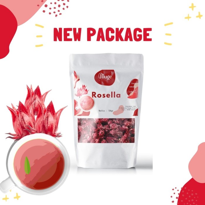 

TEH-DAUN- TEH BUNGA ROSELLA MERAH KERING ALAMI 50 GRAM -DAUN-TEH.