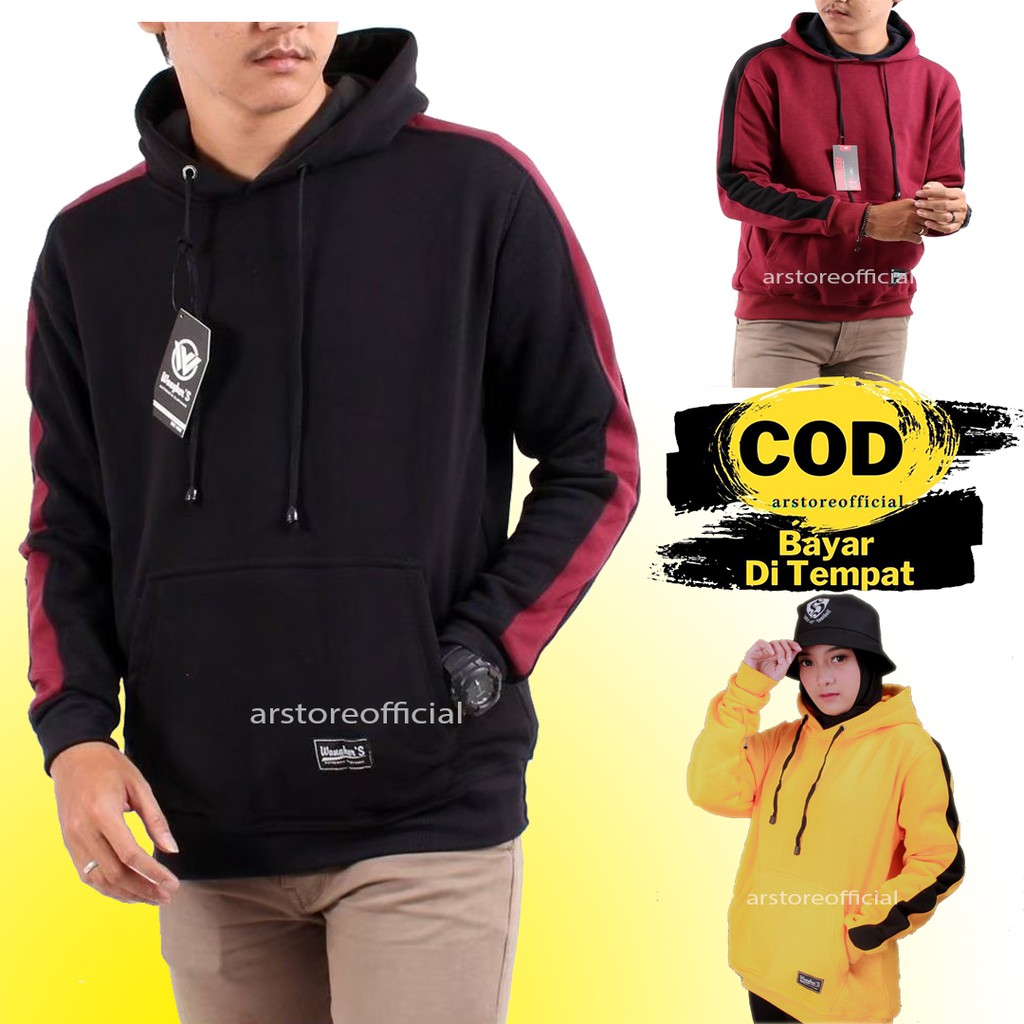 Termurah ! Jaket Sweater Hoodie Jumper Fleece Original Wangkers