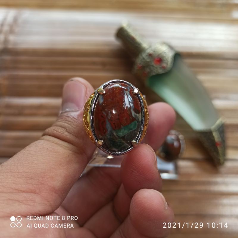 CINCIN BATU AKIK NOGO SUI / PANCA WARNA KLAWING (N)