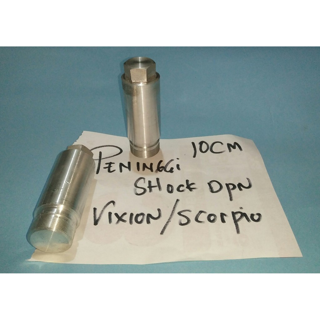 peninggi shock depan yamaha vixion scorpio r15 v2 tinggi 10cm