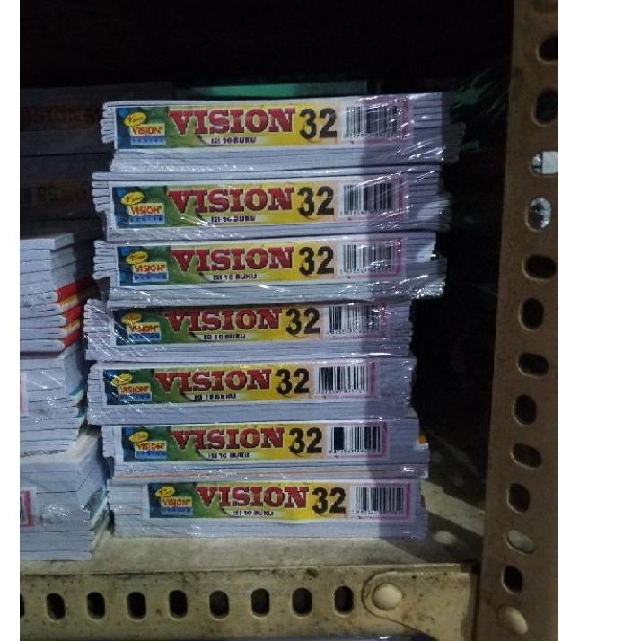

Terjangkau - BUKU TULIS VISION ISI 32 LEMBAR isi 10pcs