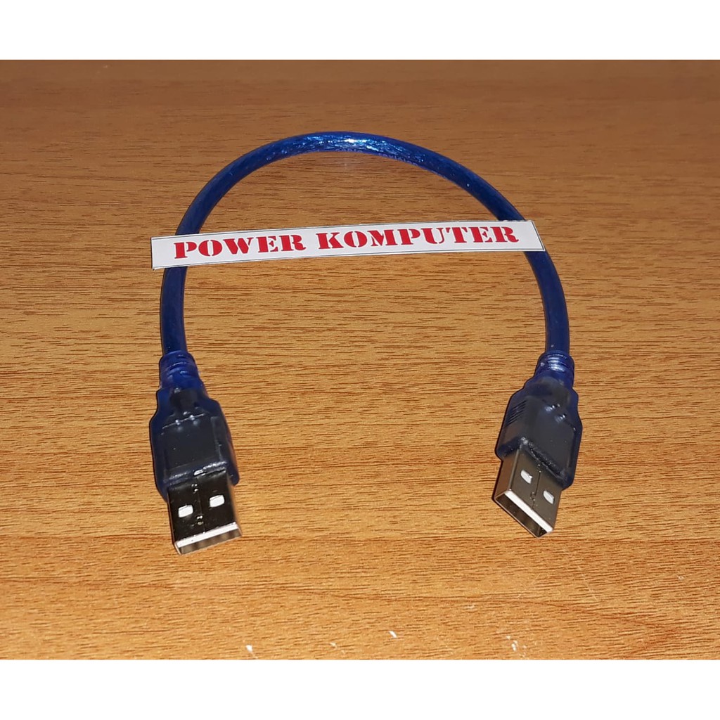 Kabel Konektor USB 2.0 Type A Male to Male 30cm