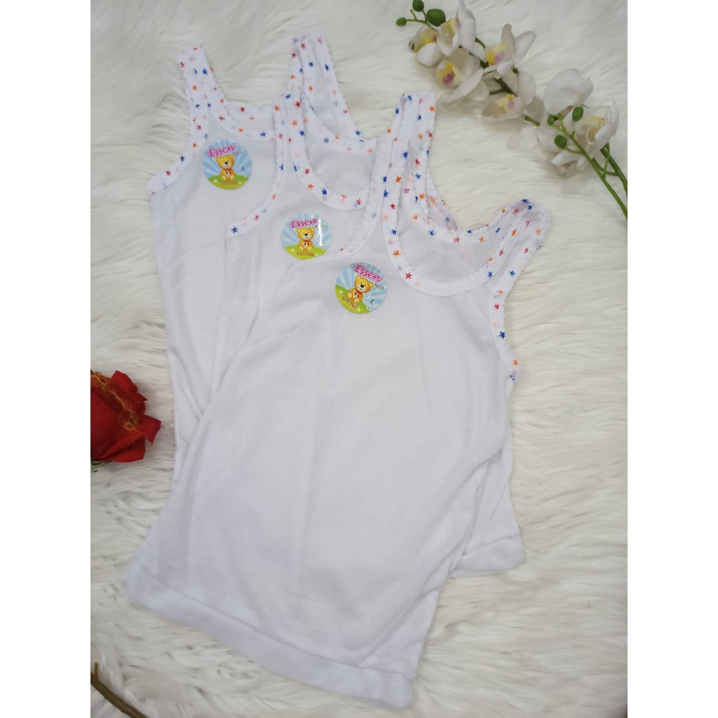 Singlet Bayi Kaos Dalam Anak / Baju Singlet Kaos Dalam Anak Bayi Motif Dan Polos/Essen Kids511-6