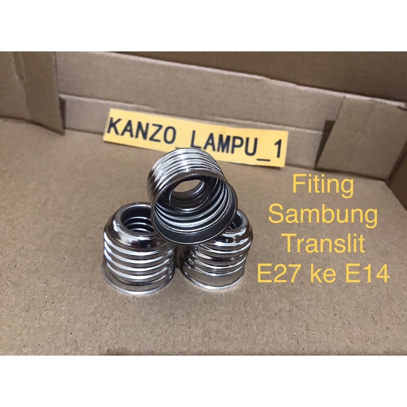 Pemanjang / Sambungan Fitting Sambung Lampu Extension Downlight  E27 KE E27 65MM / 95MM