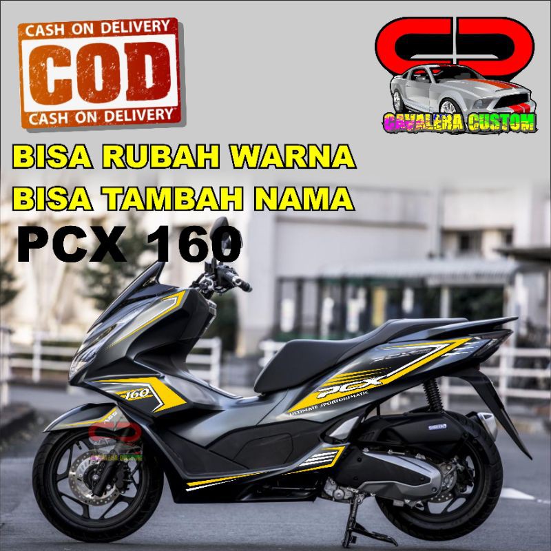 decal cutting pcx 160 motif 1, 2 warna