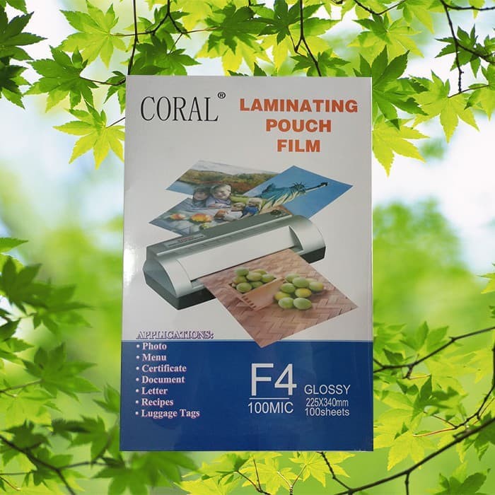 

Plastik Laminasi Panas CORAL Laminating Pouch Film
