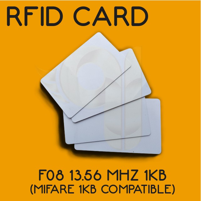 

ID Card Blank RFID High Frequency Mifare 13.56 Mhz 1kb