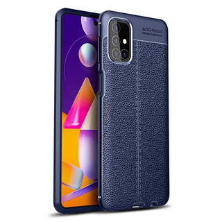 Samsung Galaxy M31S Luxury Litchi Striae Soft Silicone