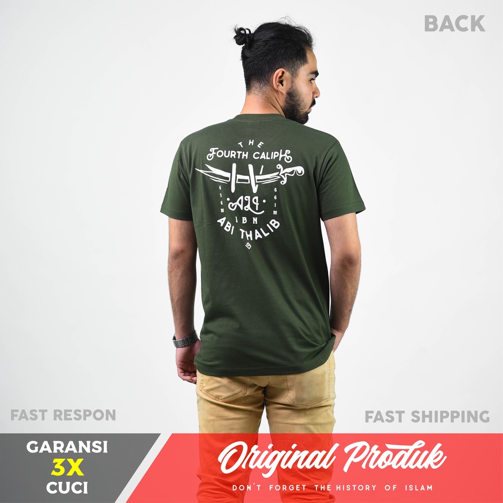 KAOS QAF Ali Bin Abi Thalib - Original Kaos Qaf Moeslem Apparel
