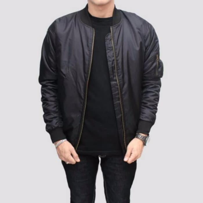 JAKET BOMBER / JAKET BOMBER PRIA / BOMBER POLOS / JACKET BOMBER