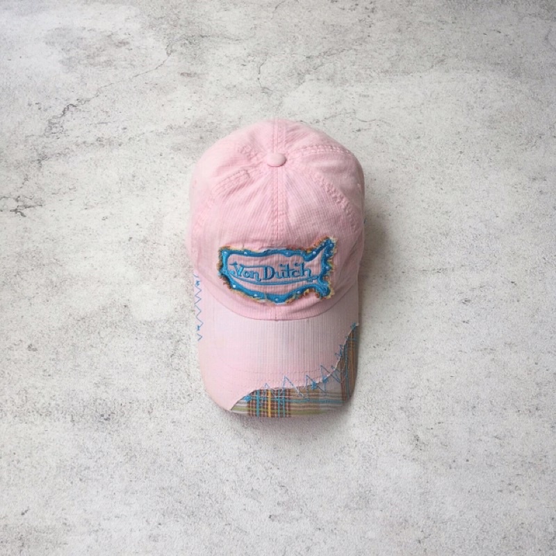 Von Dutch Pink Strapback Cap