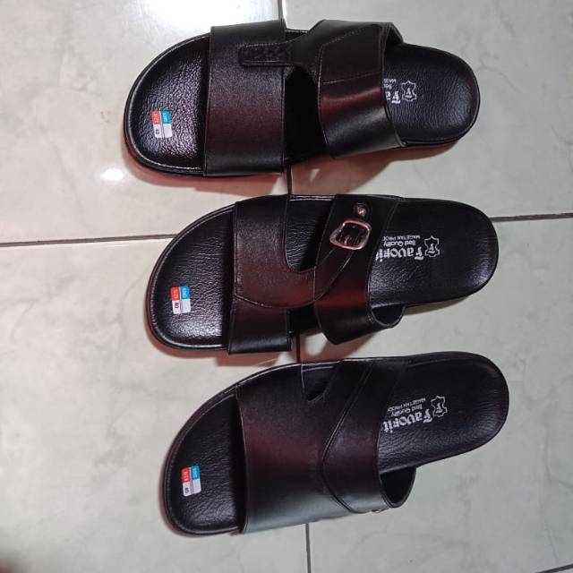 SANDAL PRIA ASLI KULIT MAGETAN