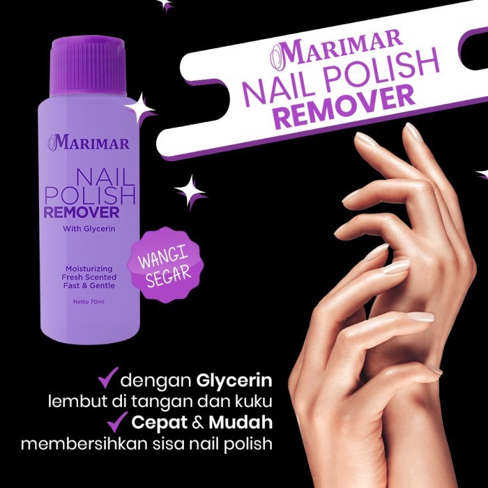 ★ BB ★ MARIMAR Nail Polish Remover - Pembersih Kutek -  Pembersih Cat Kuku - 70ML