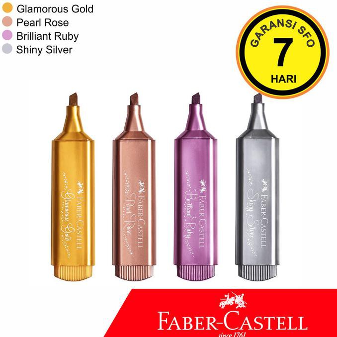 

Produk Unggulan] Textliner Metallic Faber Castell 46 - Glamorous Gold