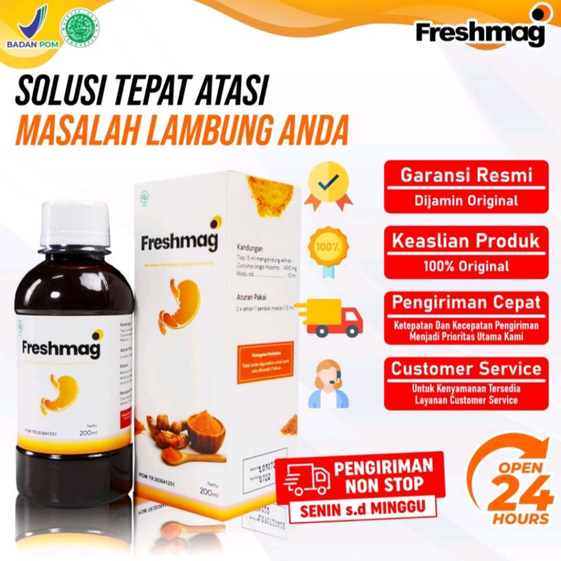 Paket Sembuh 2 Botol Freshmag - Fresh Maag Magh Presmag Madu Herbal Atasi Asam Lambung-2