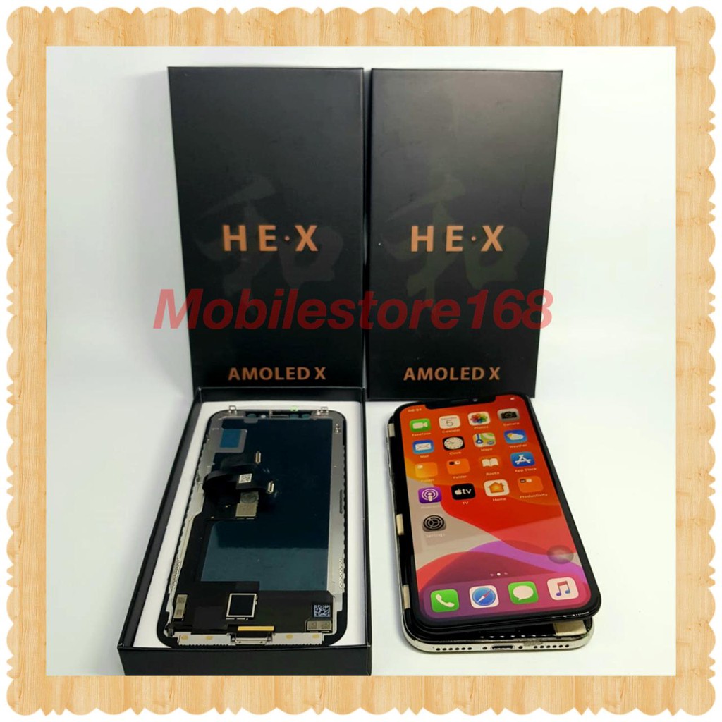 LCD TOUCHSCREEN IPHONE X AMOLED HEX ORIGINAL | Shopee